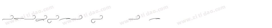 blackhawk swash字体转换